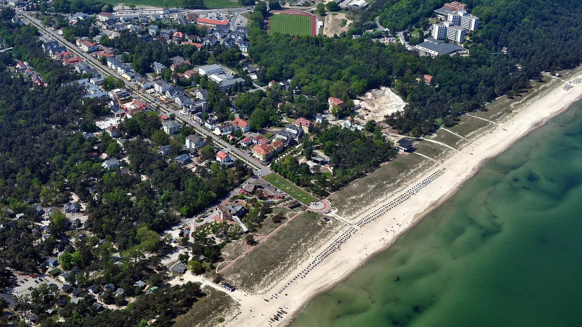 Baabe Beach in Germany