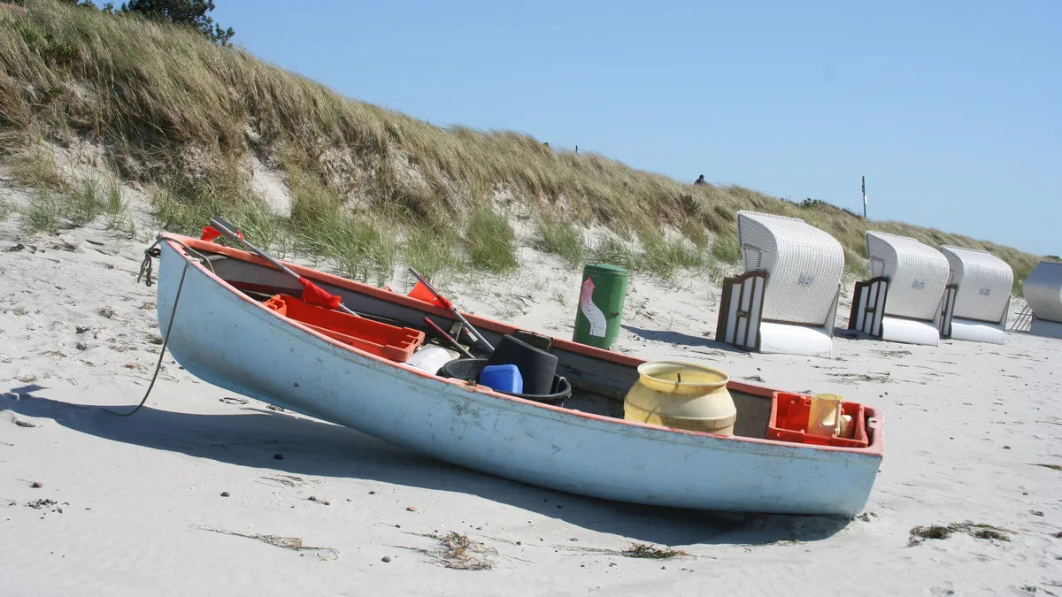 Hiddensee Beach in Germany