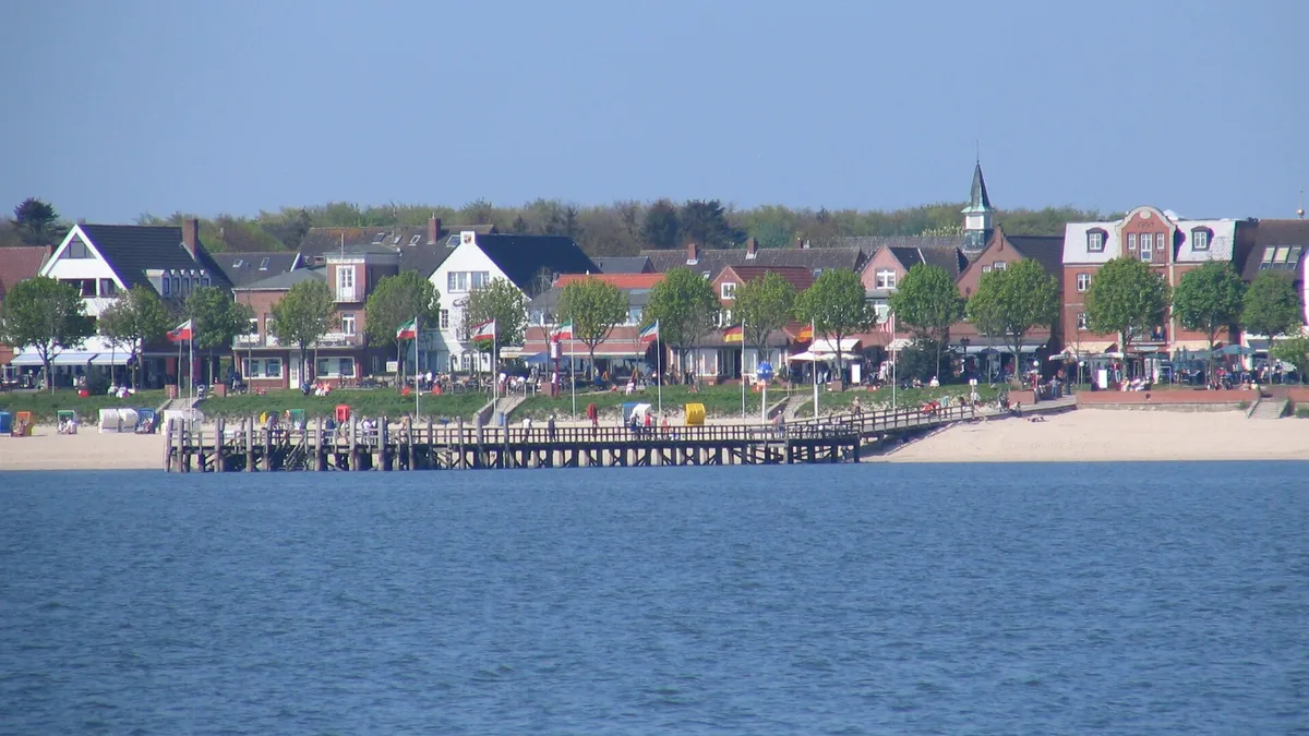 Wyk auf Föhr Beach in Germany