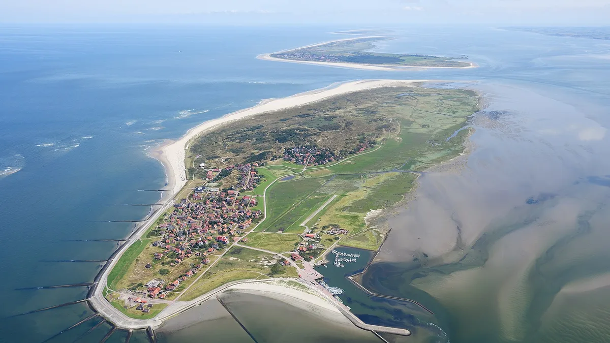 Baltrum Beach in Germany