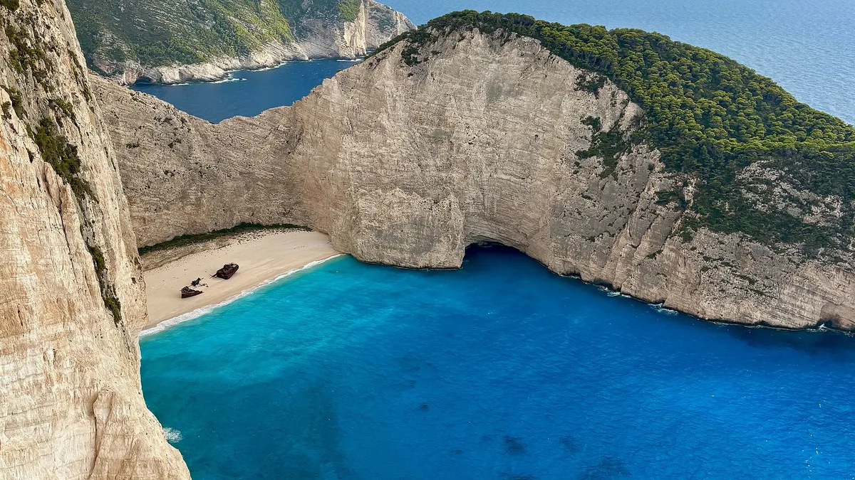 Navagio Beach in Greece