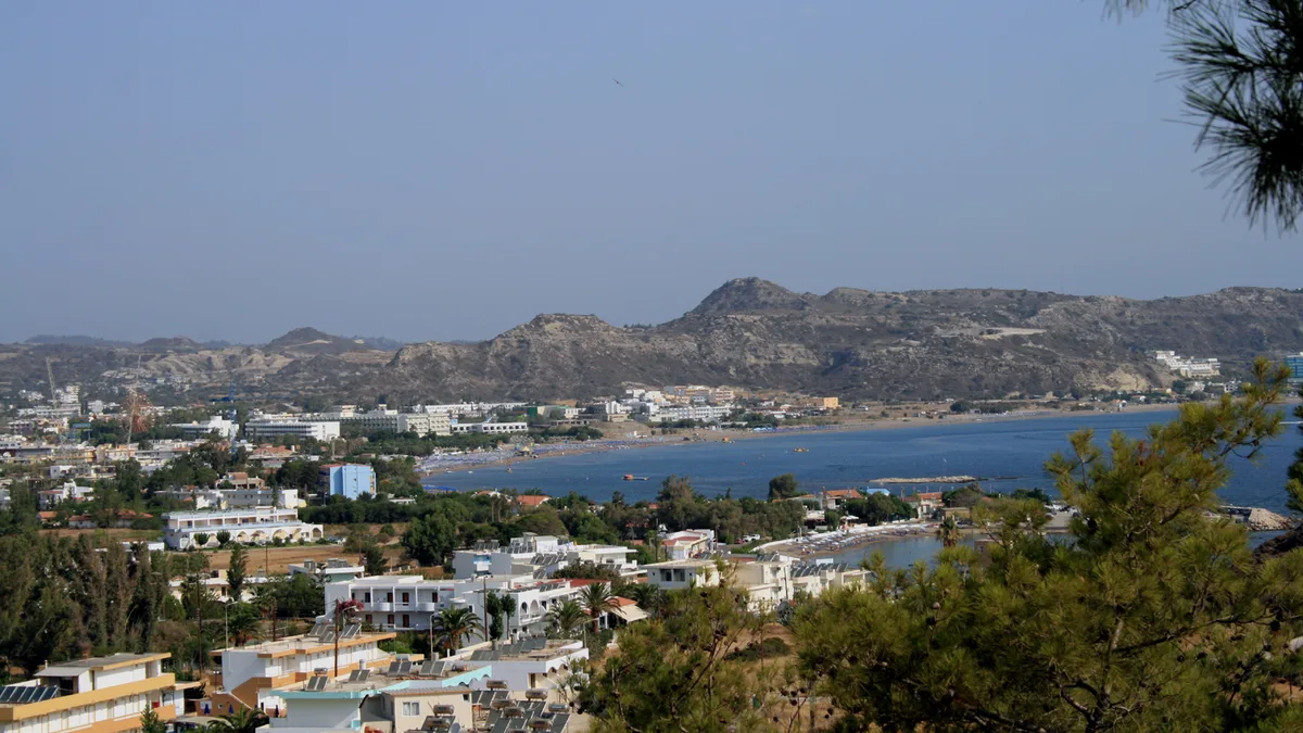 Faliraki Beach in Greece