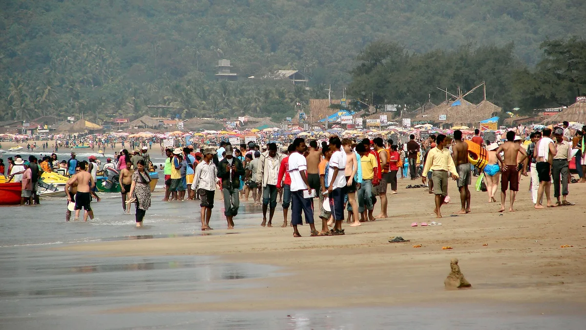 Calangute Beach in India
