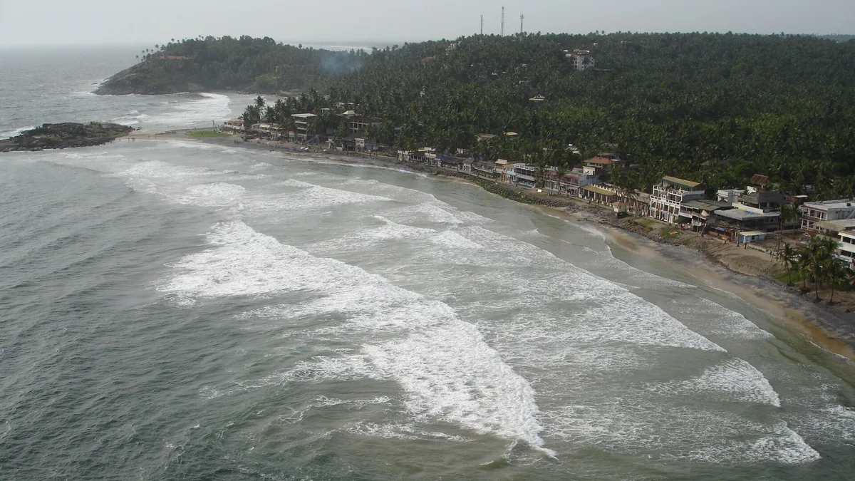 Kovalam Beach in India