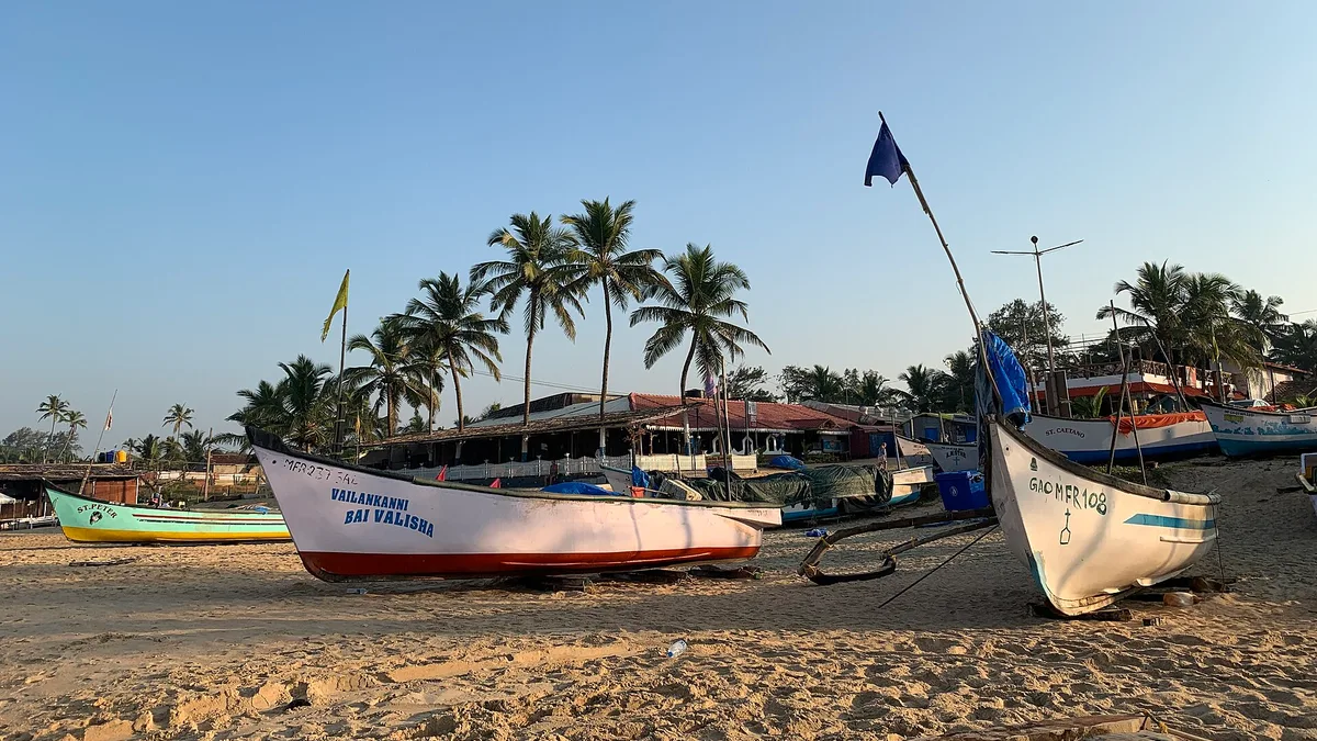 Benaulim Beach in India
