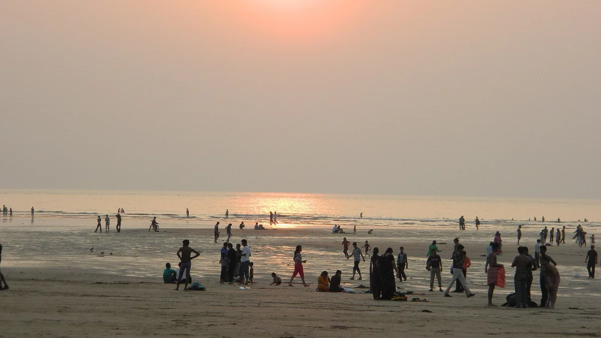 Aksa Beach in India