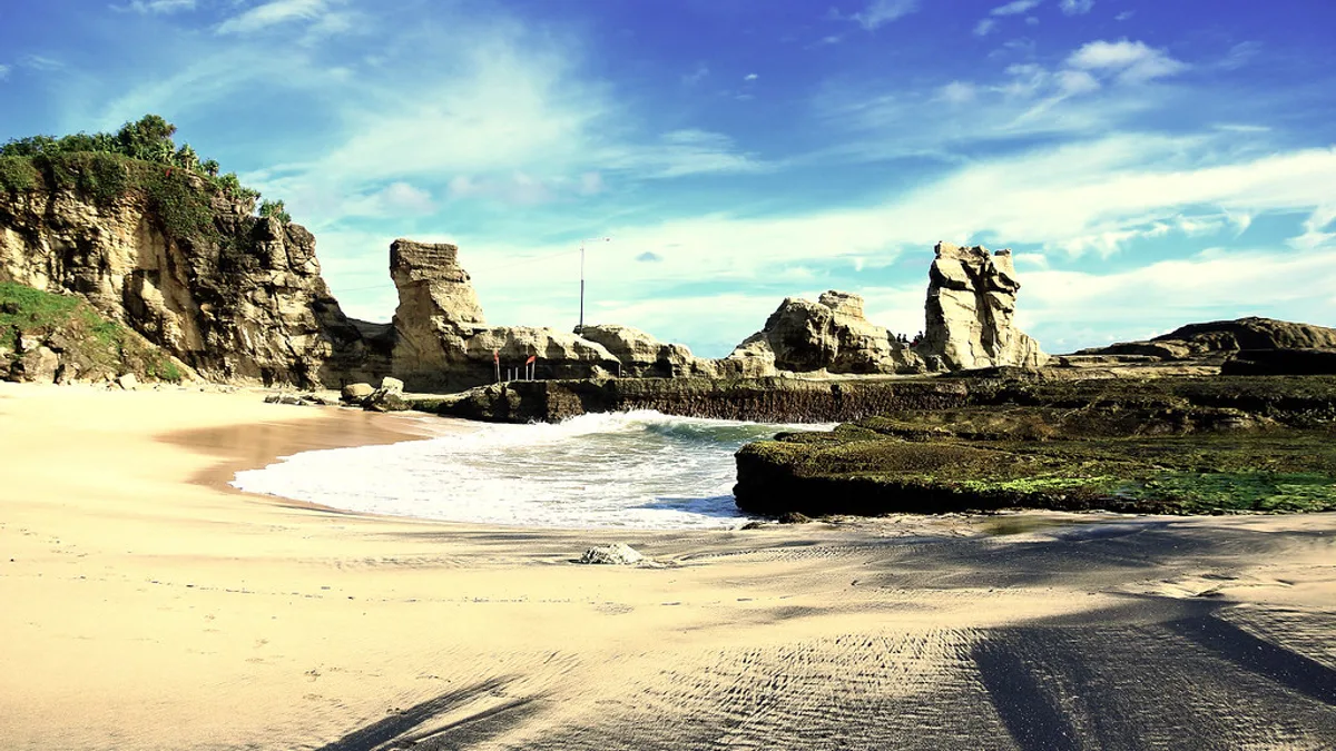 Pantai Klayar in Indonesia