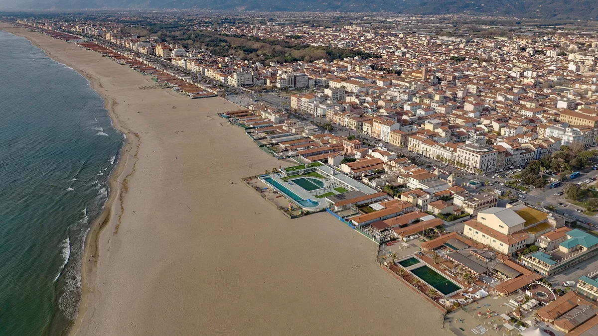 Viareggio Beach in Italy