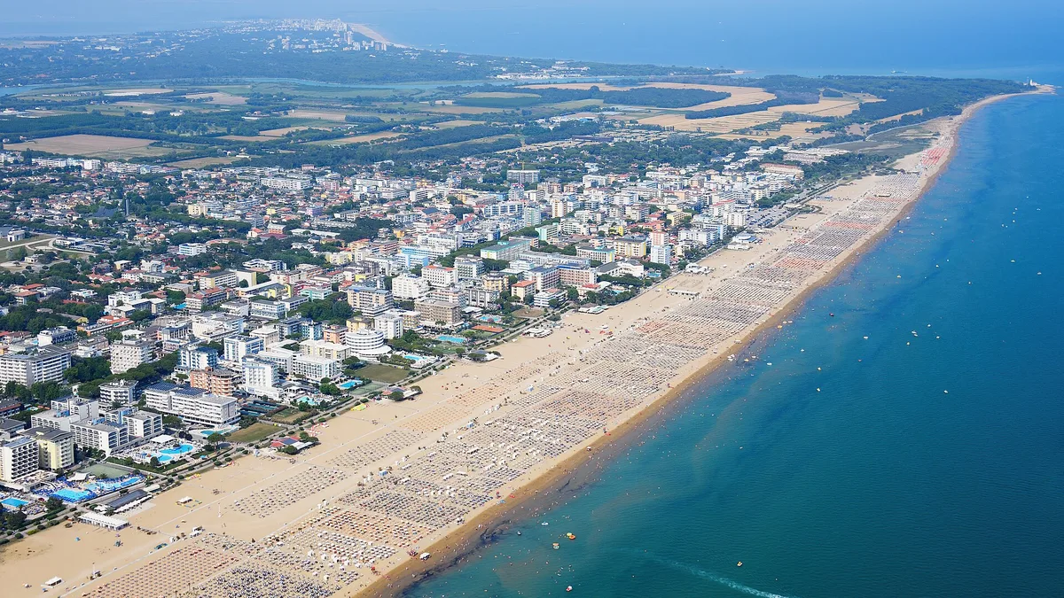 Bibione Beach in Italy
