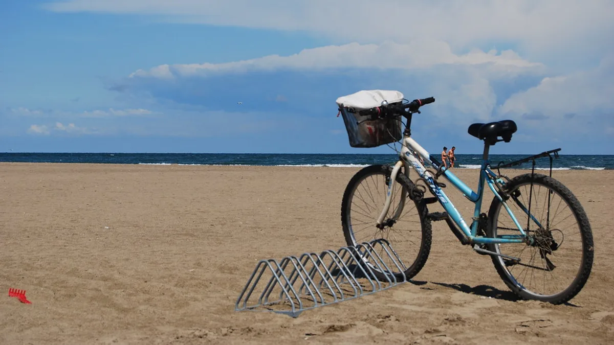 Lido degli Estensi Beach in Italy