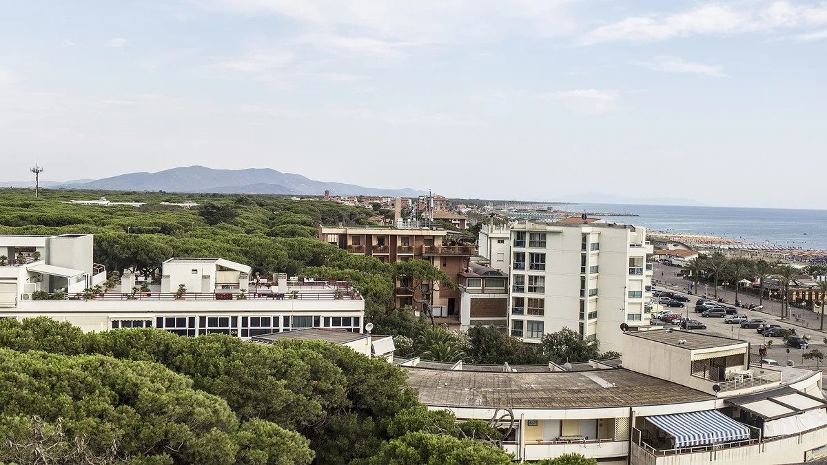 Marina di Grosseto Beach in Italy