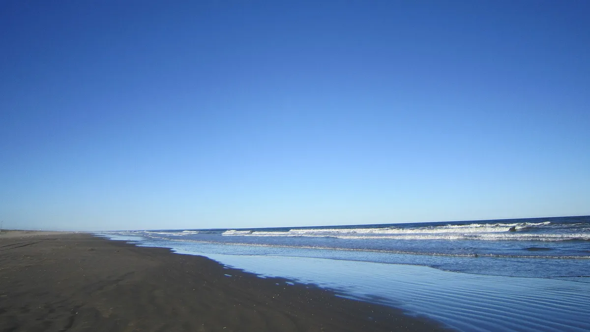 Kujukuri Beach in Japan