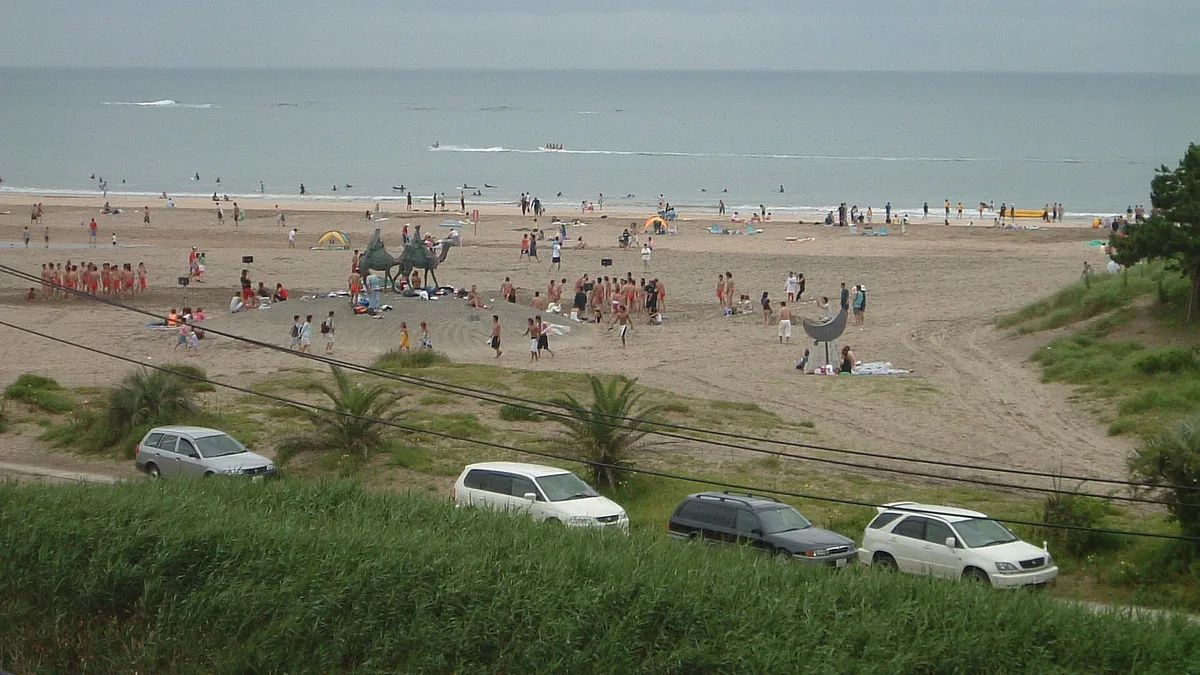 Onjuku Beach in Japan