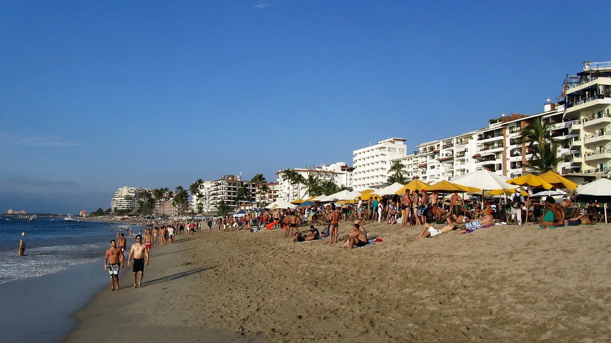 Playa Los Muertos in Mexico