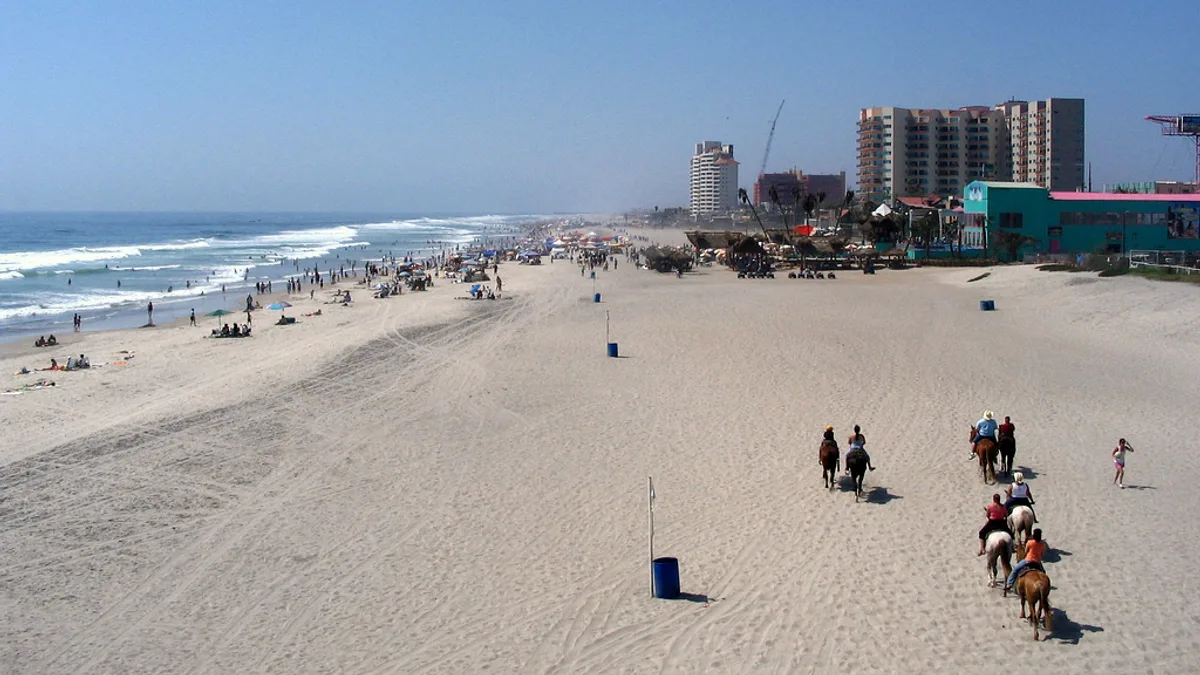 Playa Rosarito in Mexico
