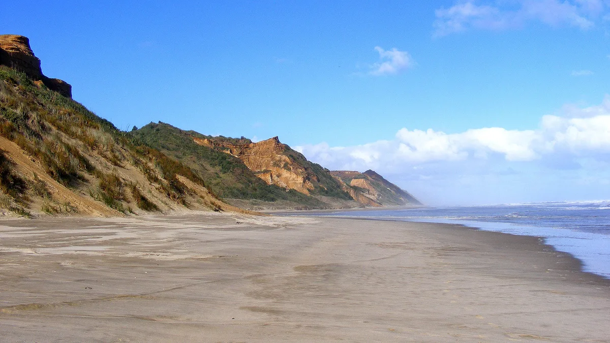 Ripiro Beach in New Zealand