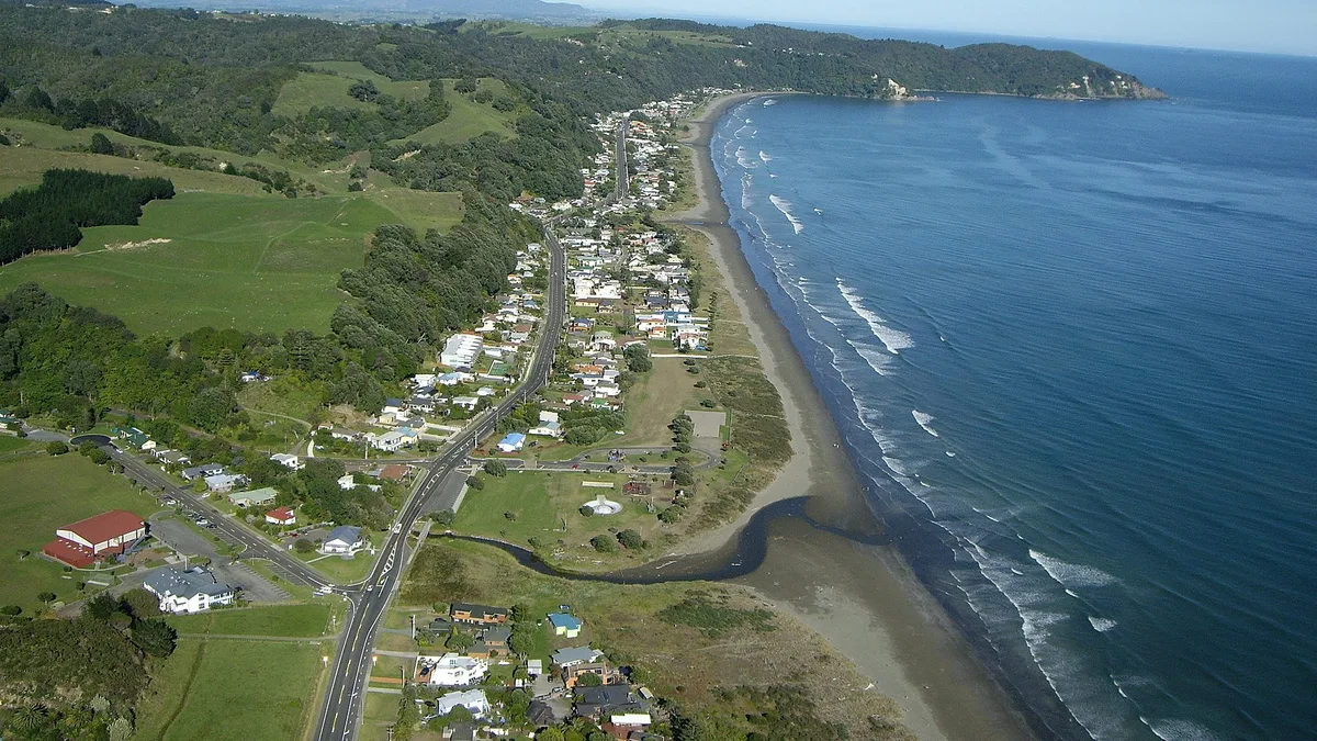 Ōhope Beach in New Zealand