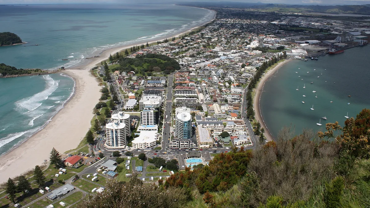 Mount Maunganui Main Beach in New Zealand