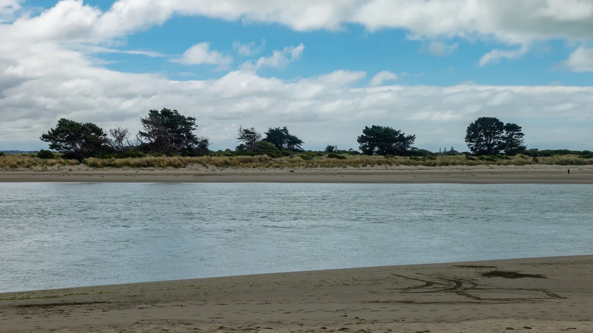 Sumner Beach in New Zealand