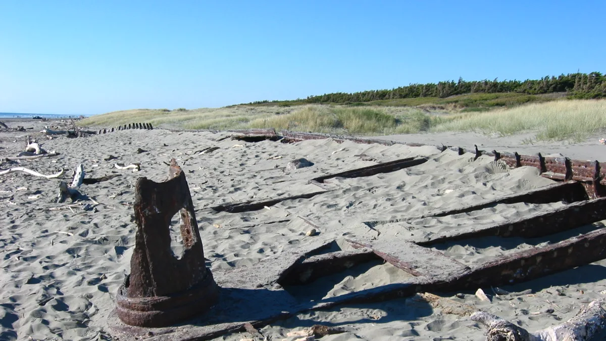 Waitārere Beach in New Zealand