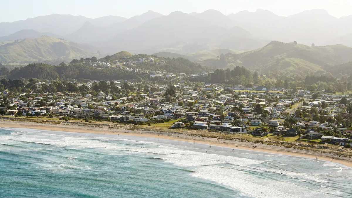 Whangamatā Beach in New Zealand