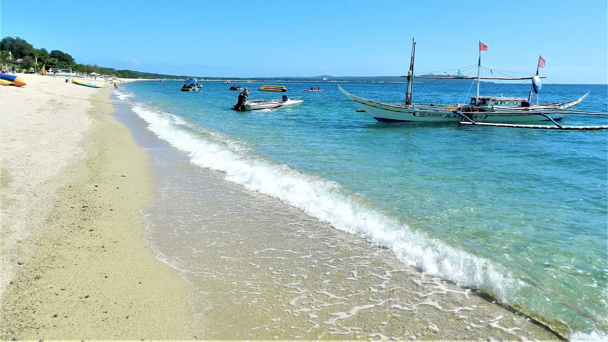 Laiya Beach in Philippines