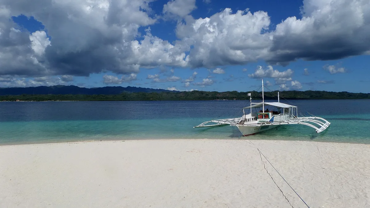 Canigao Island Beach in Philippines