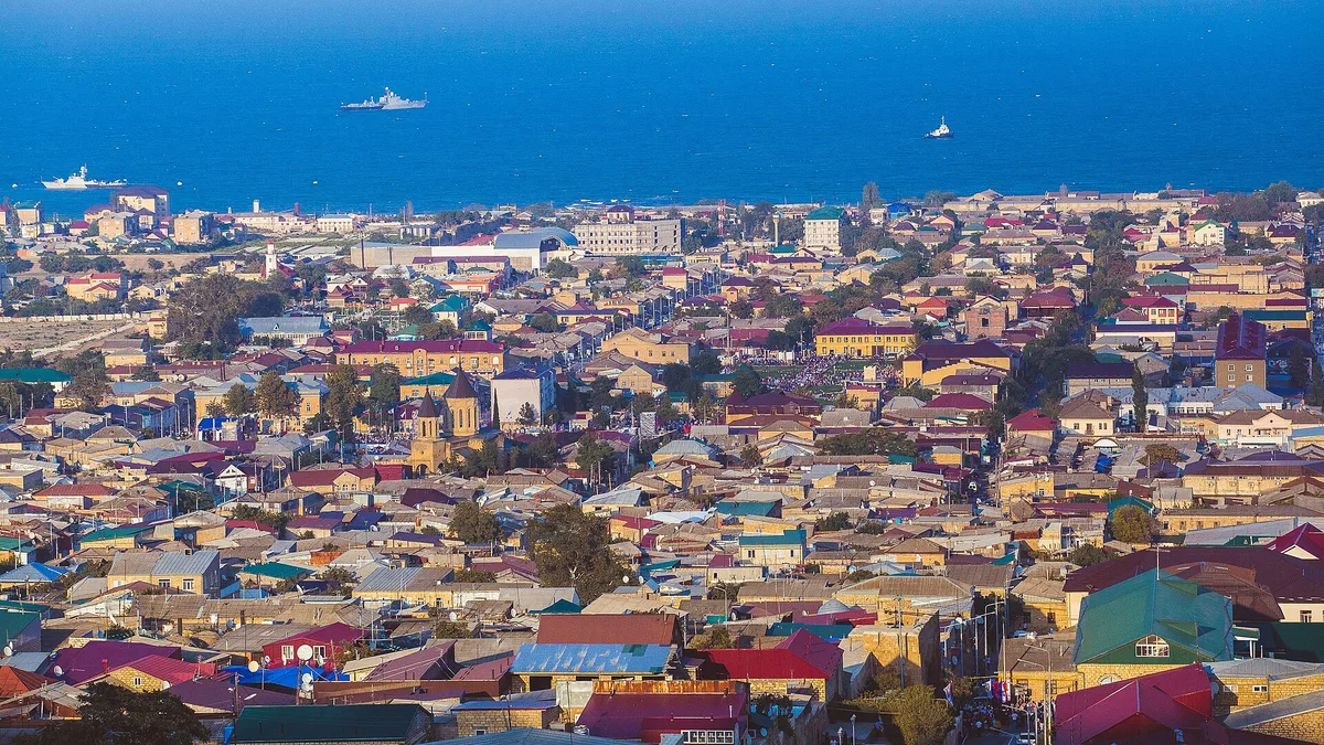 Derbent Beach in Russia