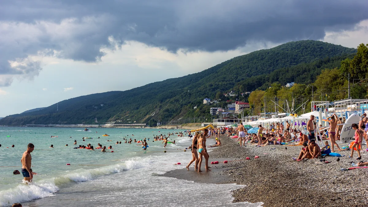Lazarevskoye Beach in Russia