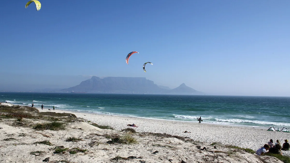 Bloubergstrand Beach in South Africa