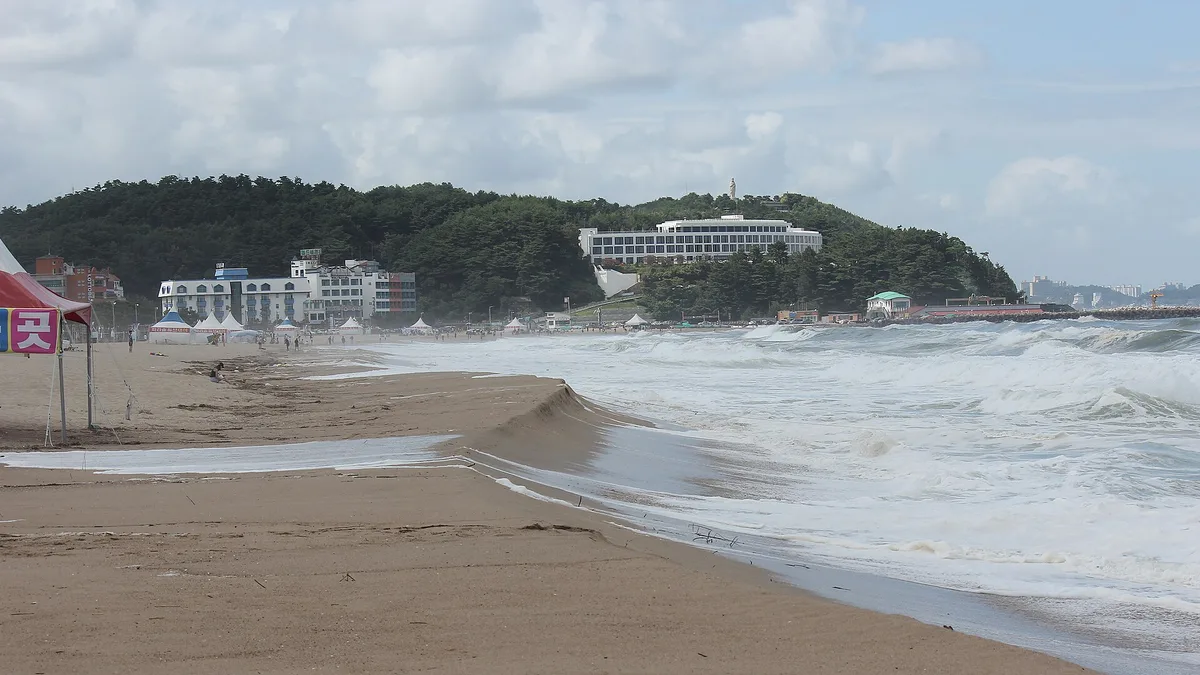 Naksan Beach in South Korea