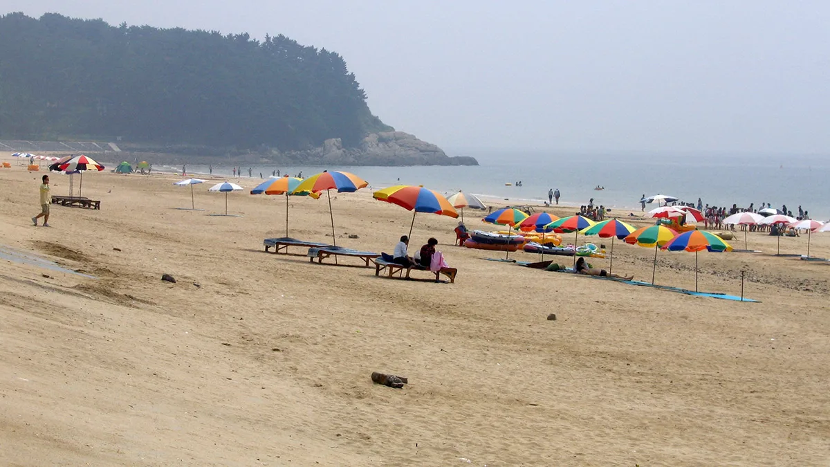 Daecheon Beach in South Korea