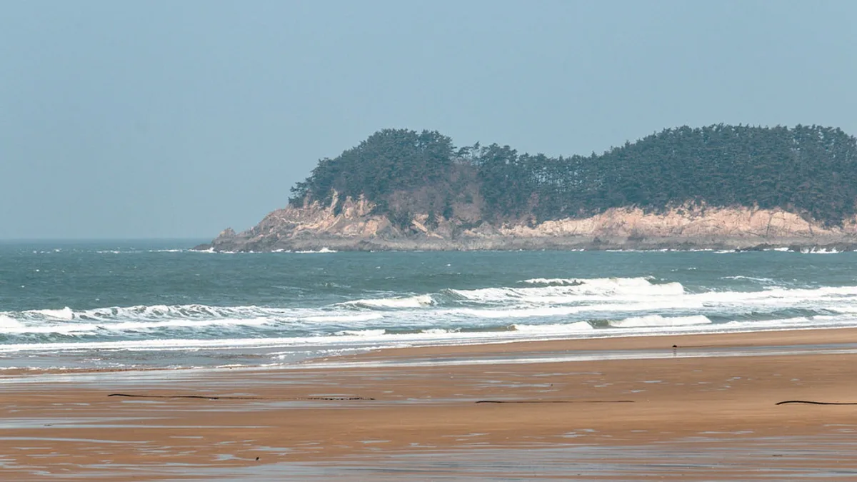 Mallipo Beach in South Korea