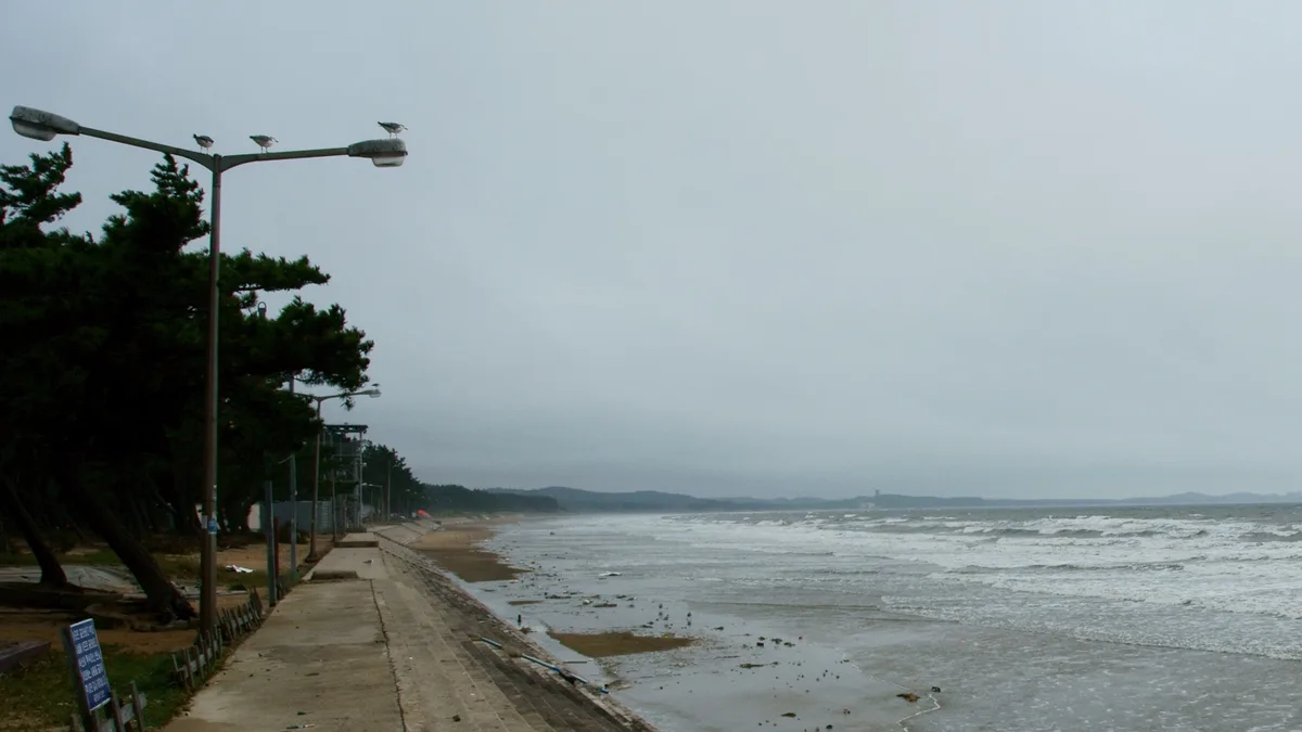 Mongsanpo Beach in South Korea