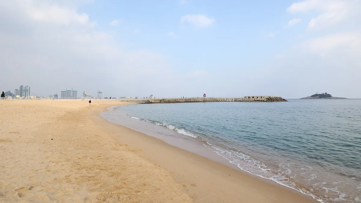 Sokcho Beach in South Korea