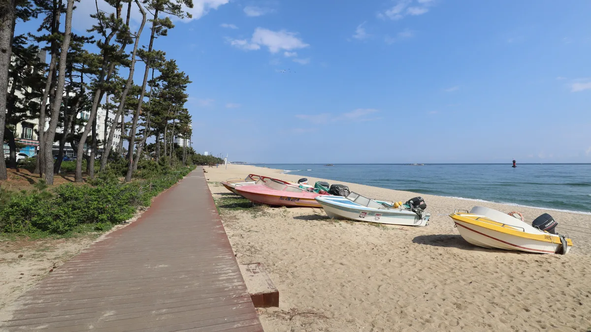 Gyeongpo Beach in South Korea