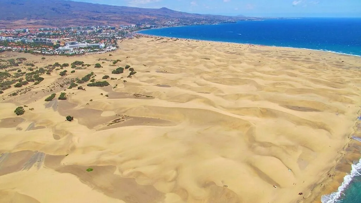 Maspalomas Beach in Spain