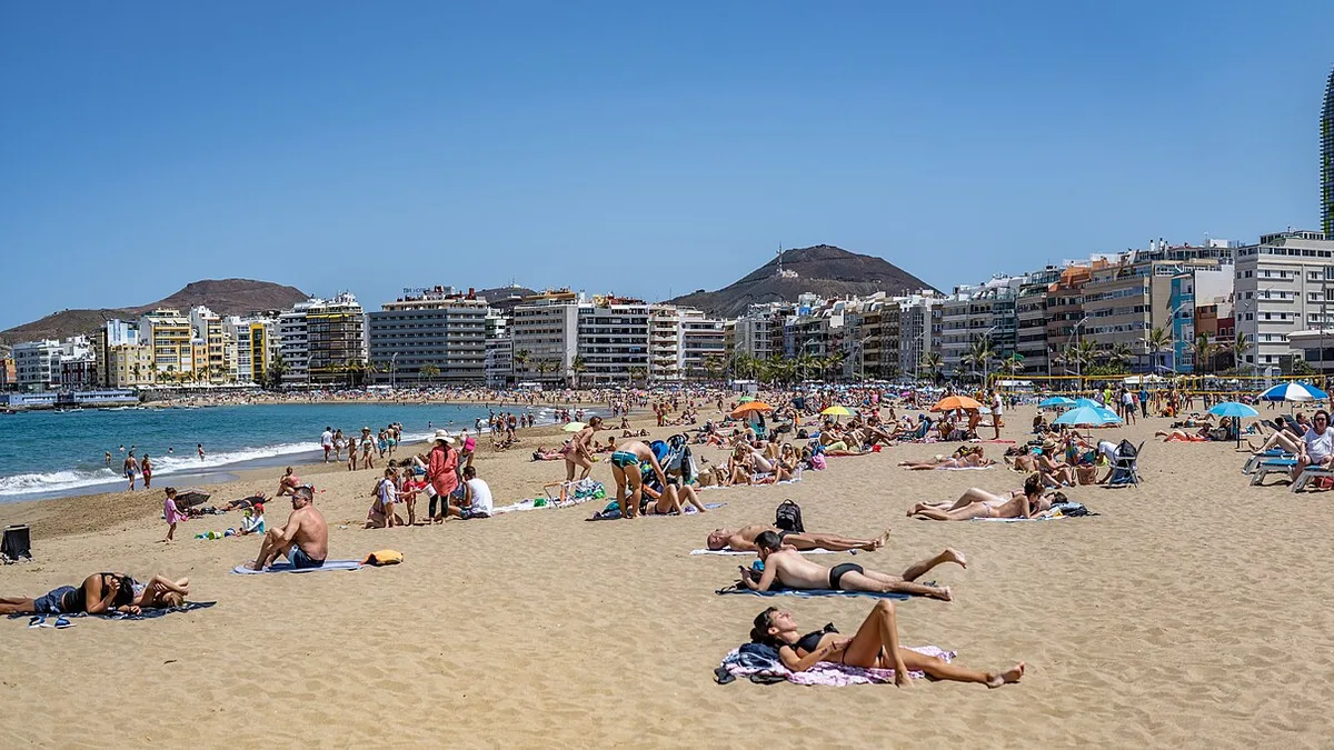 Las Canteras Beach in Spain