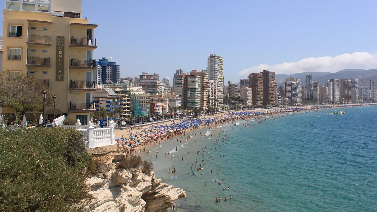 Levante Beach in Spain
