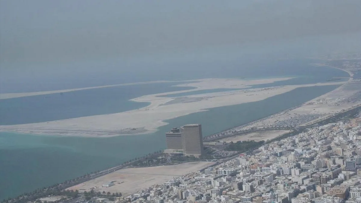 Dubai Islands Beach in United Arab Emirates