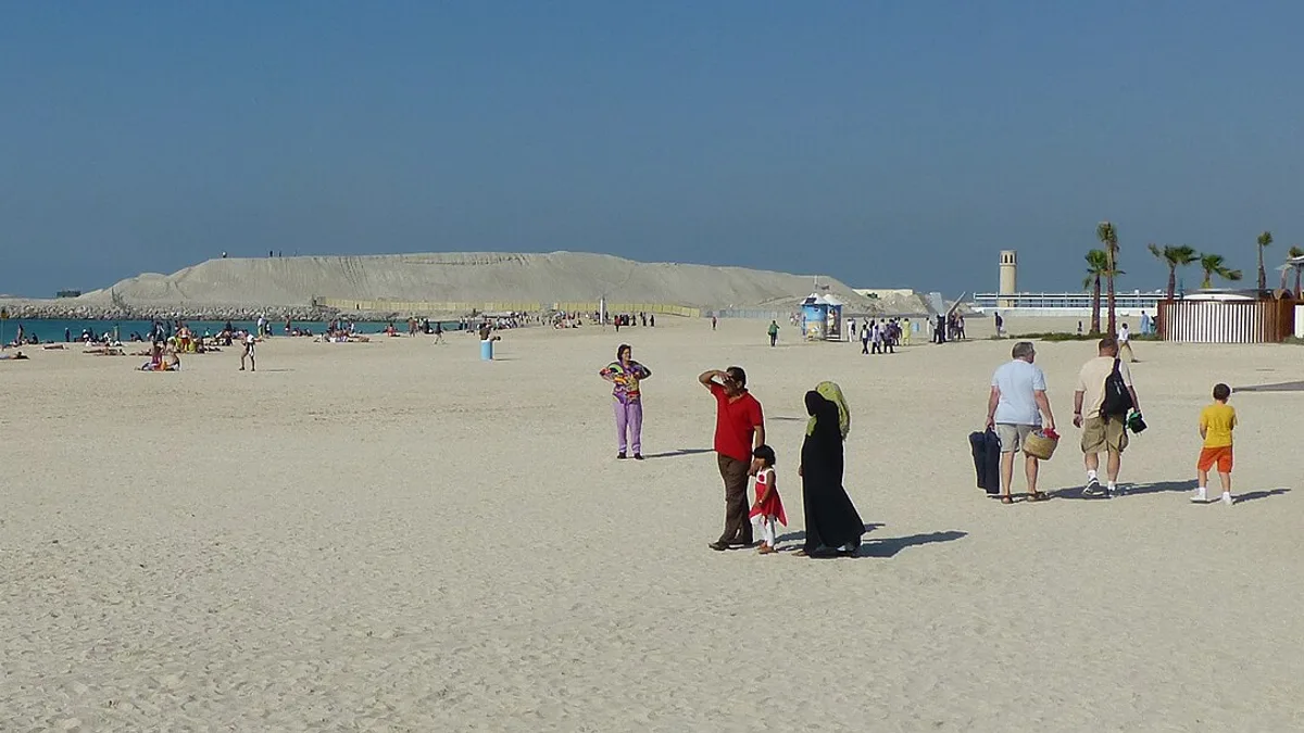 Umm Suqeim Beach in United Arab Emirates