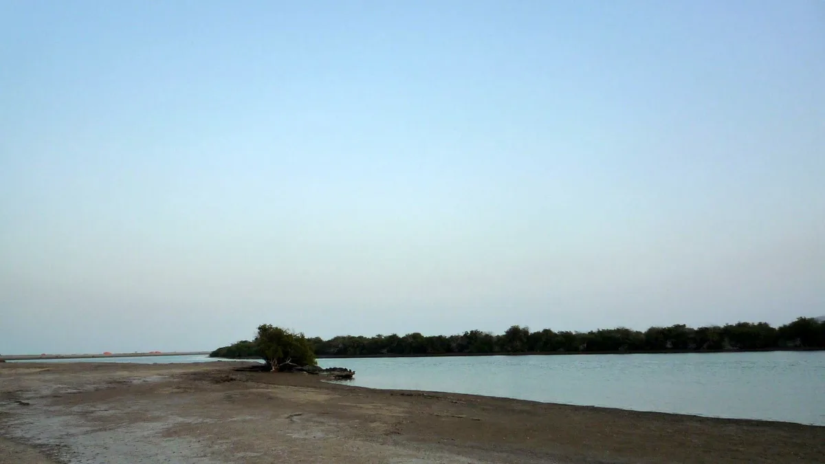 Kalba Beach in United Arab Emirates
