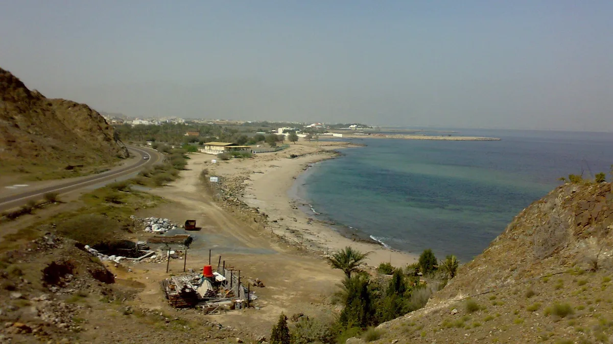 Dibba Beach in United Arab Emirates