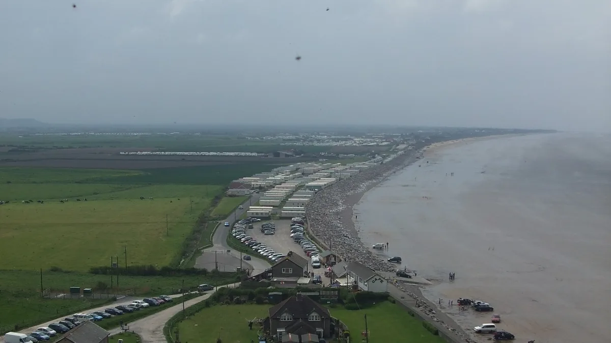 Brean Beach in United Kingdom