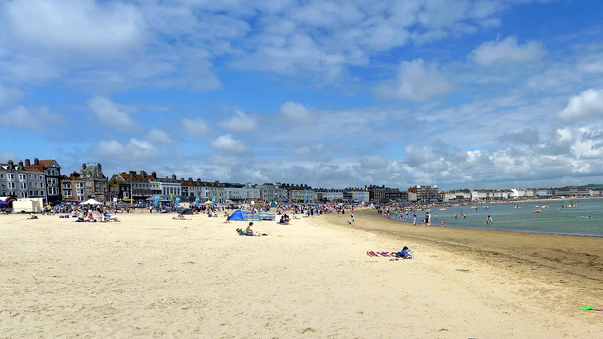 Weymouth Beach in United Kingdom
