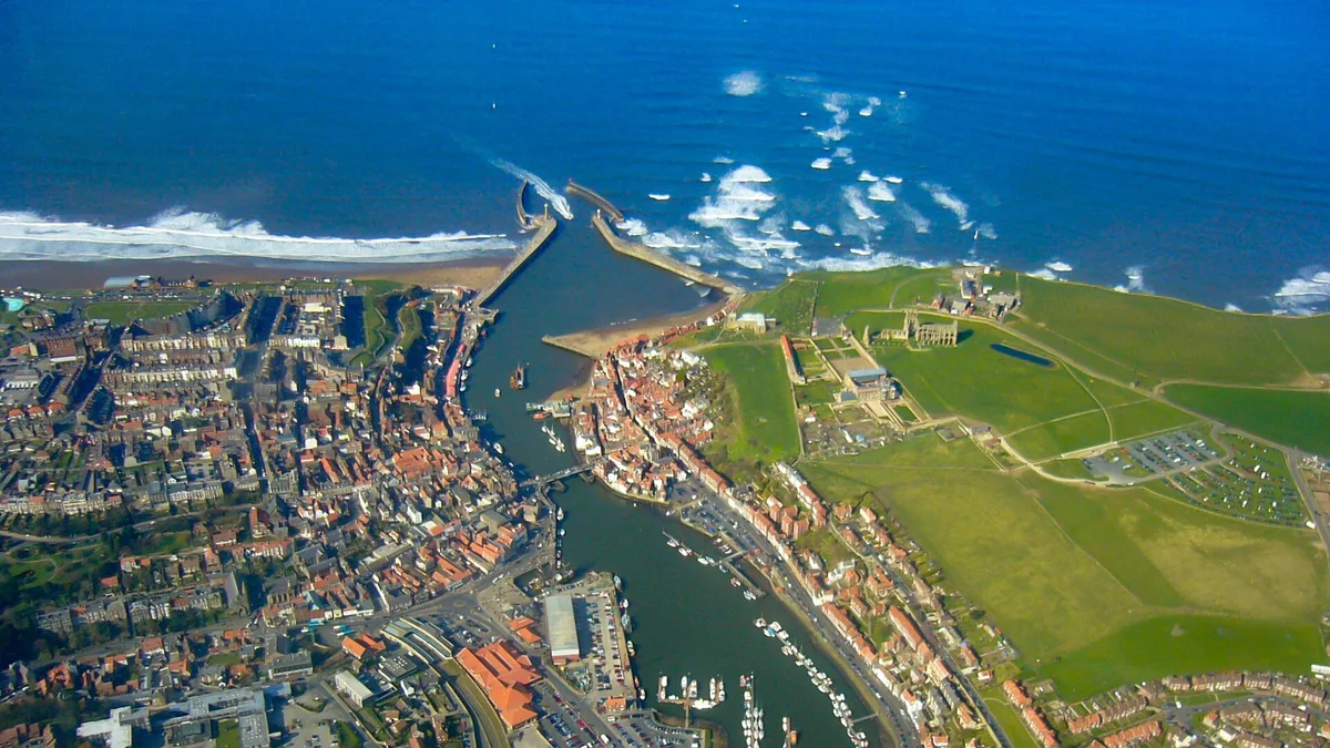 Whitby Beach in United Kingdom