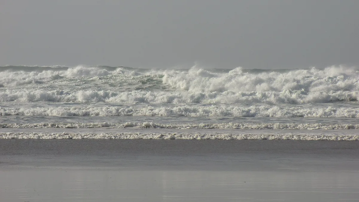 Perranporth Beach in United Kingdom