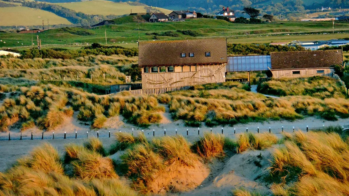 Ynyslas Beach in United Kingdom
