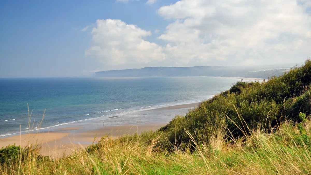 Filey Beach in United Kingdom