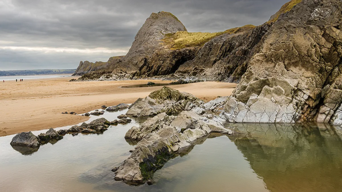 Three Cliffs Bay in United Kingdom